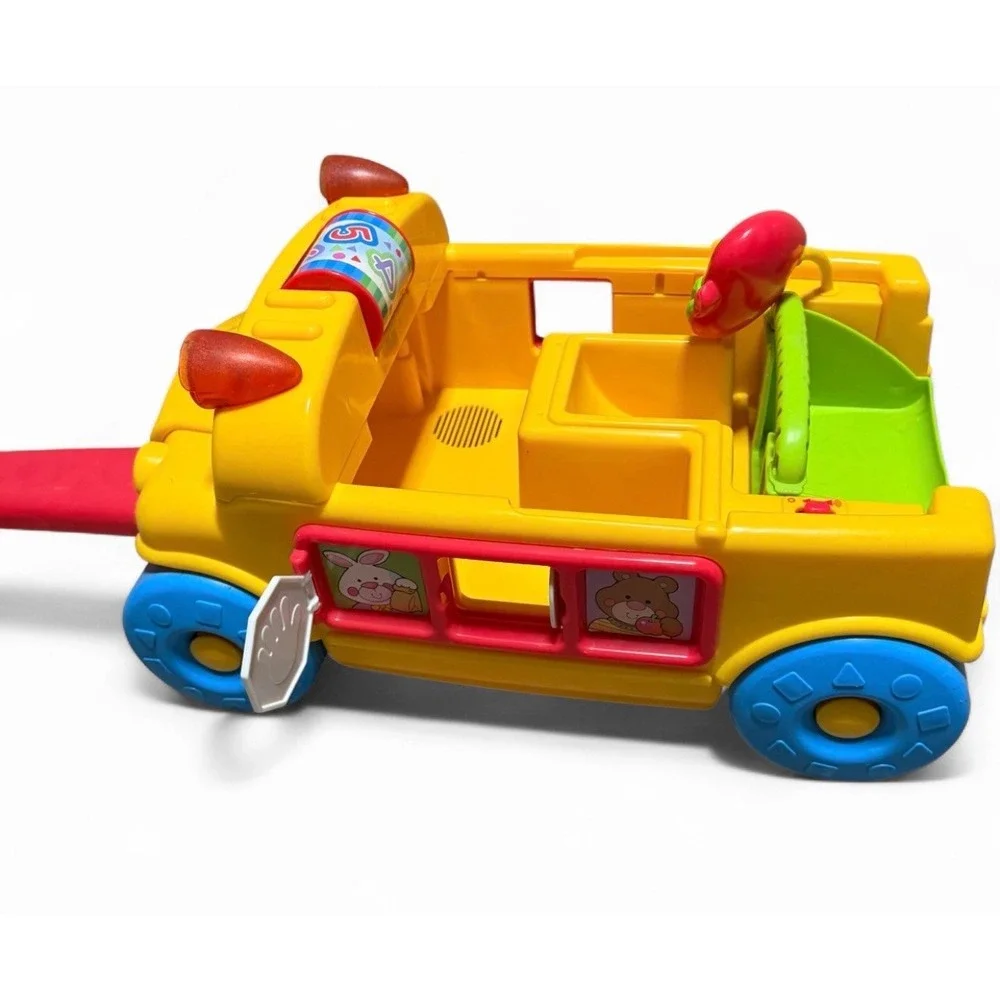 Fisher Price Peek-a-Blocks Sort & Roll School Bus H6430 2005 + 8 Blocks